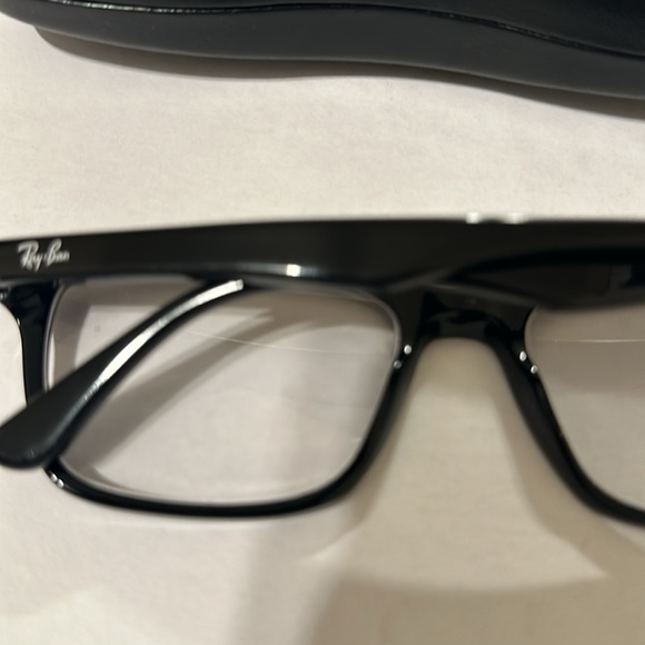 Unisex Ray Ban black frames RB 5279 2000 5518 145 eyeglasses frame with case - Picture 12 of 12